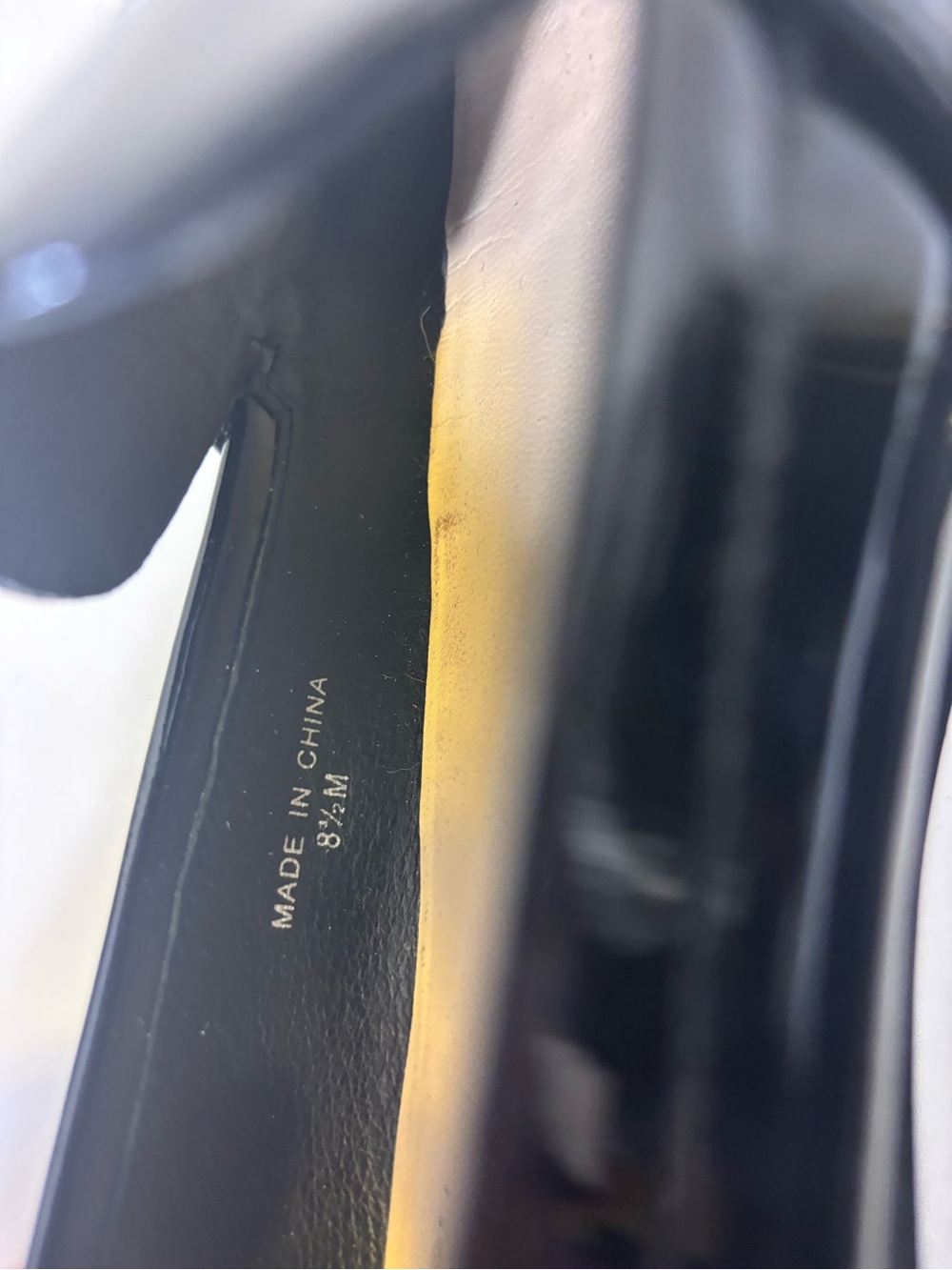 Kate Spade Black Patent Leather Pearl-Accent Women's Loafers 8.5 - Picture 7 of 9